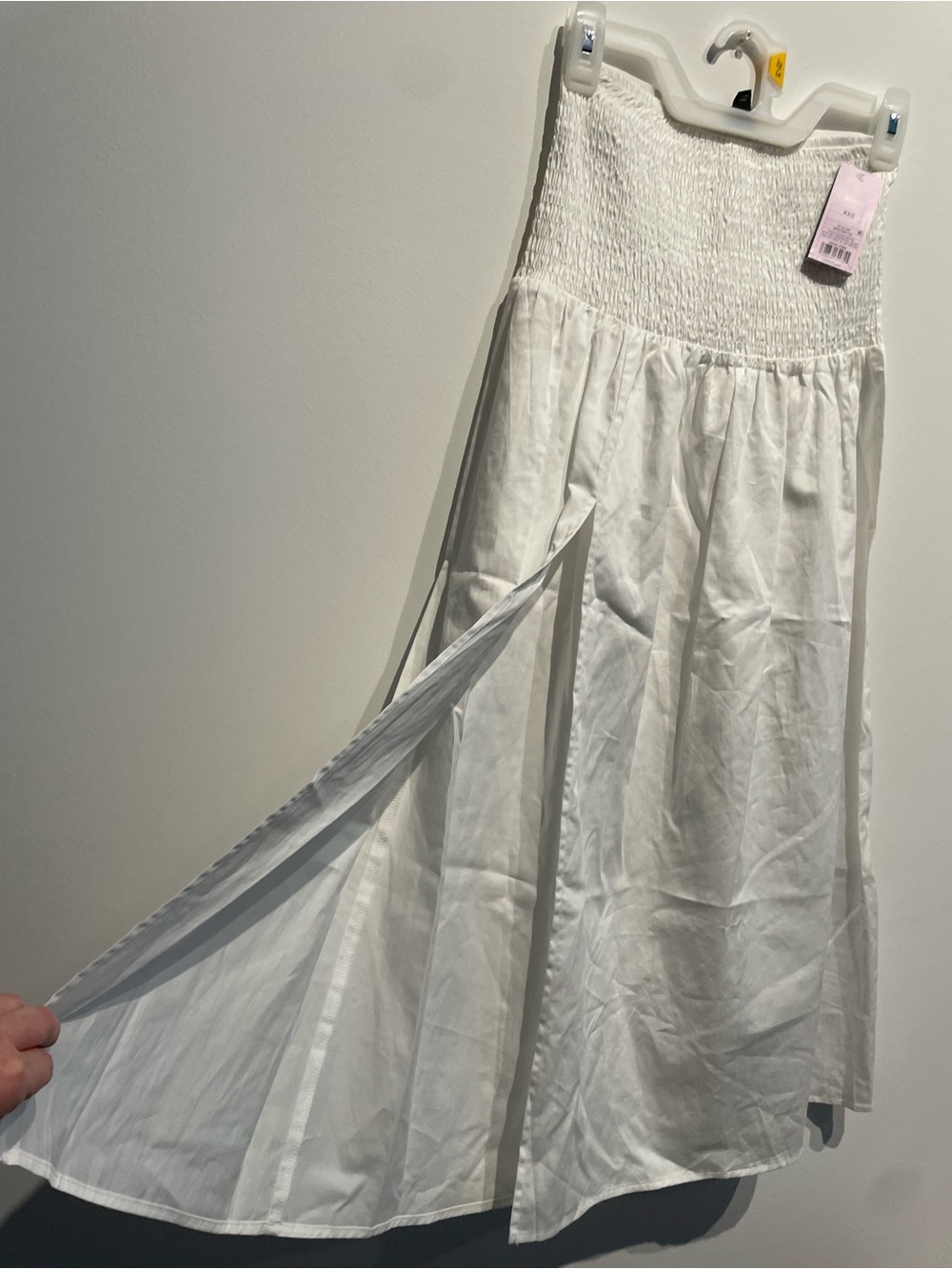 Wild Fable Women's Smocked Waist Maxi Skirt White Size XXS NWT - Picture 6 of 7